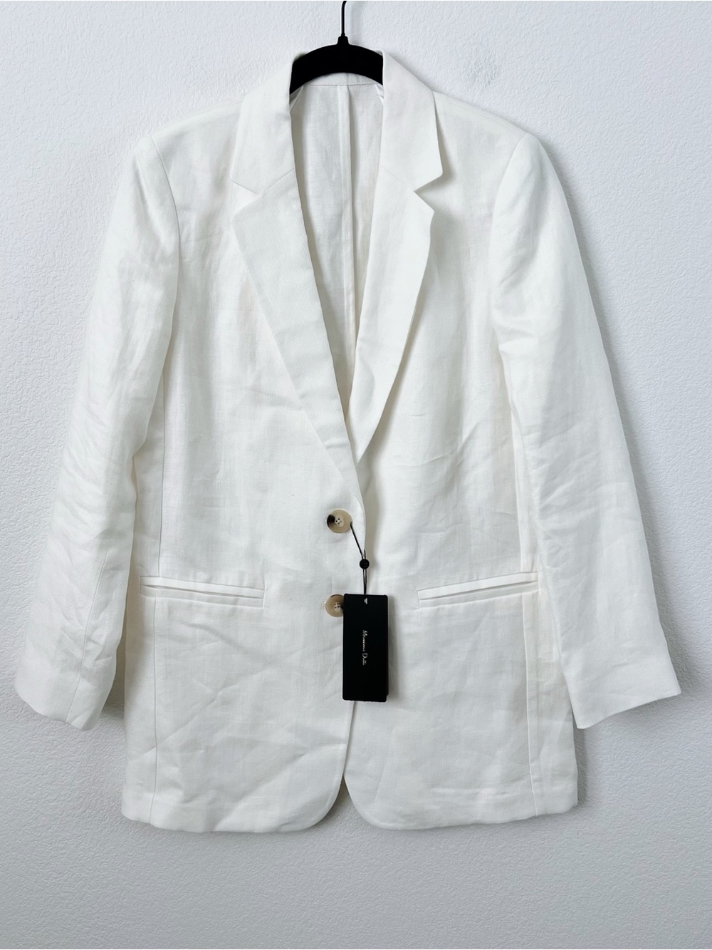 Massimo Dutti Linen Blazer